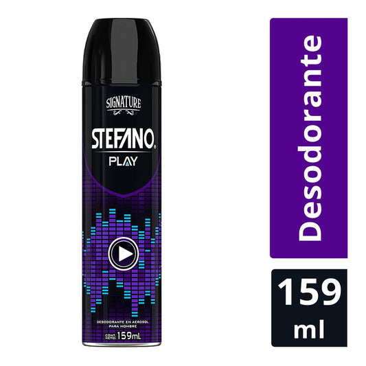 Stefano Aerosol Deodorant - Play 159ML