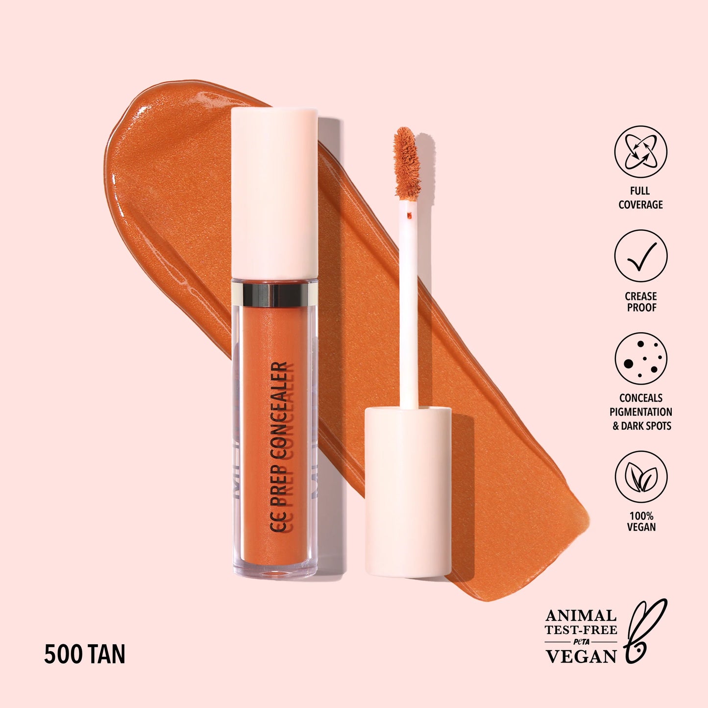 CC Prep Concealer (500, Tan) 3pc Bundle