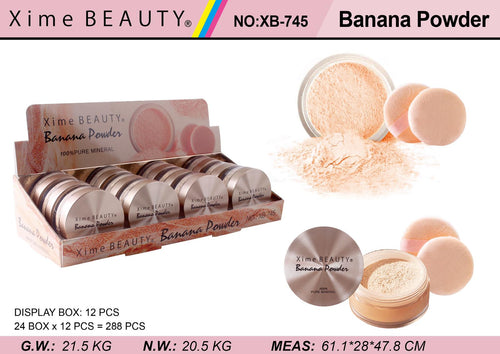 Beauty Creations Banana Setting Powder - Wholesale Display 12 Units (BSP01)