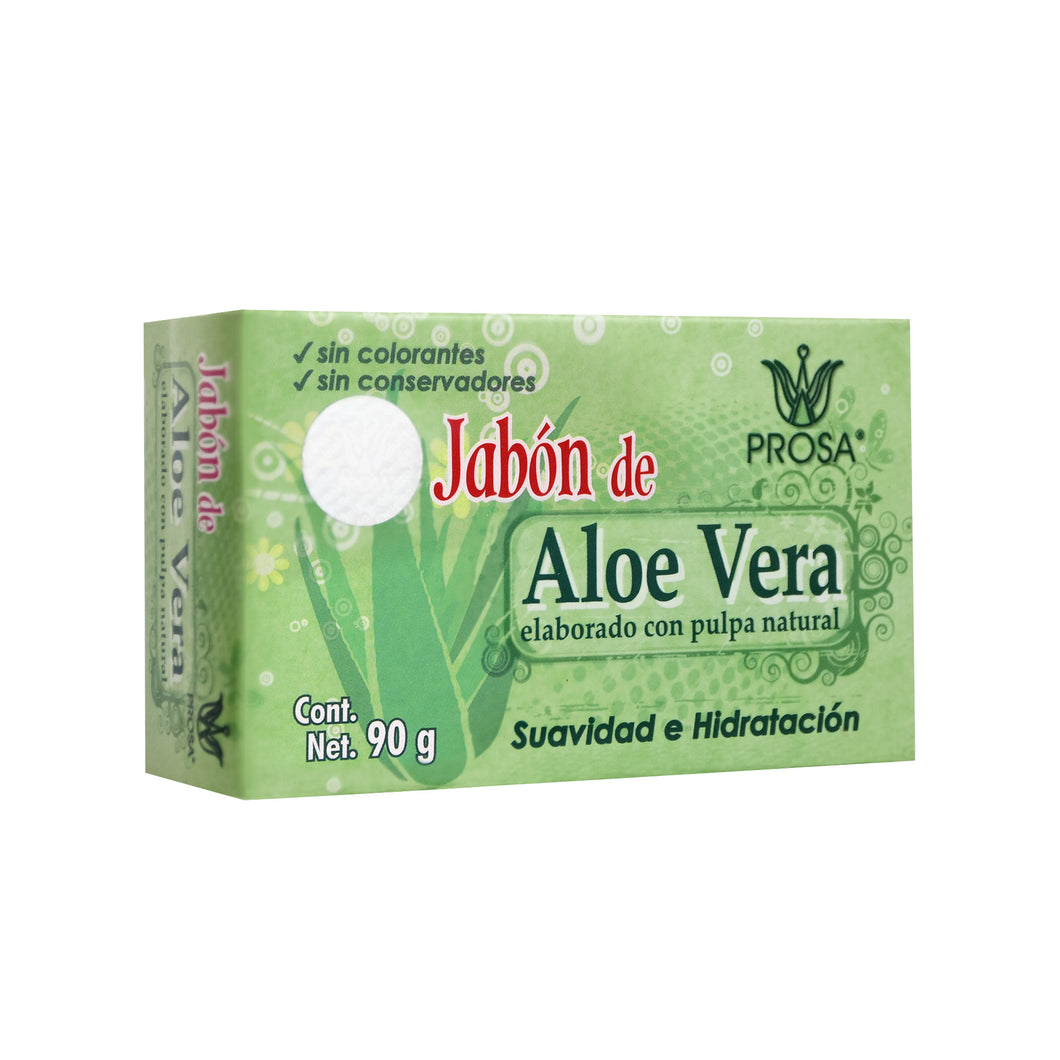 Prosa Jabón de Aloe Vera Elaborado con Pulpa Natural