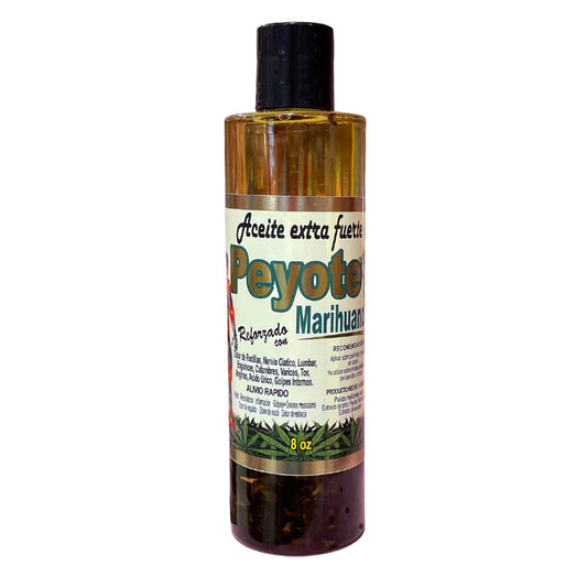 Aceite Extra Fuerte de Peyote Reforzado con Marihuanol 8OZ