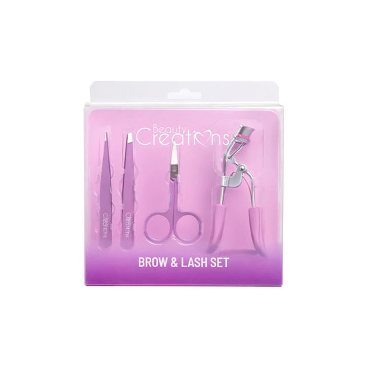 ELB4-Purple Beauty Creations Brow & Lash Set