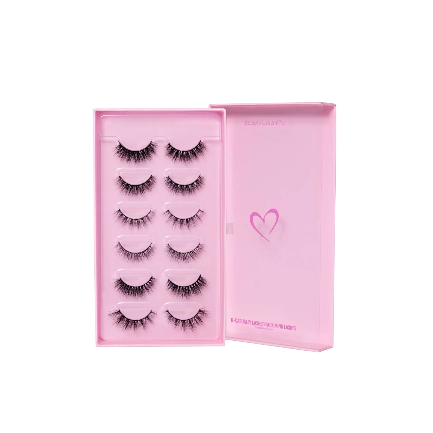 #ELCSET-Casually Beauty Creations 6 Pairs Lash Set