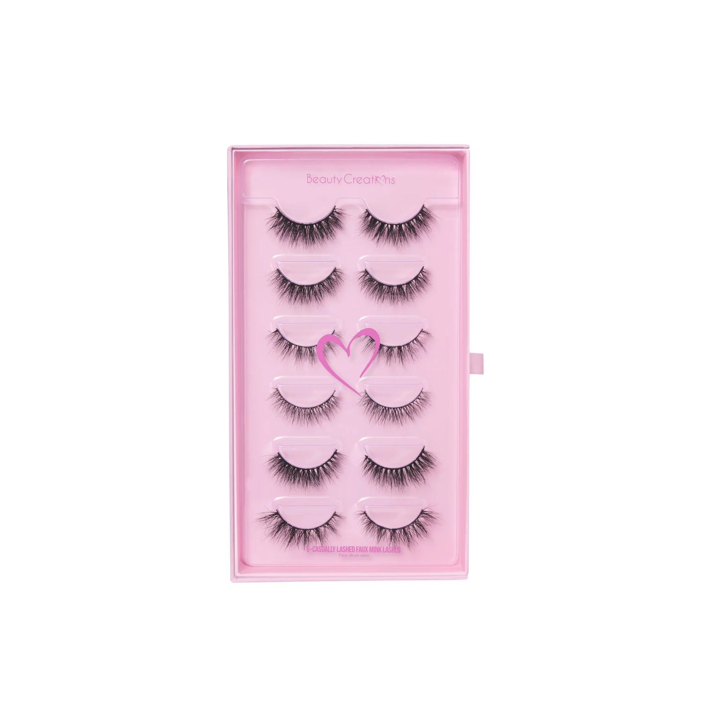 #ELCSET-Casually Beauty Creations 6 Pairs Lash Set