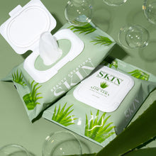 Load image into Gallery viewer, #SKW-06 Makeup Remover Wipes - Moisturizing Aloe Vera
