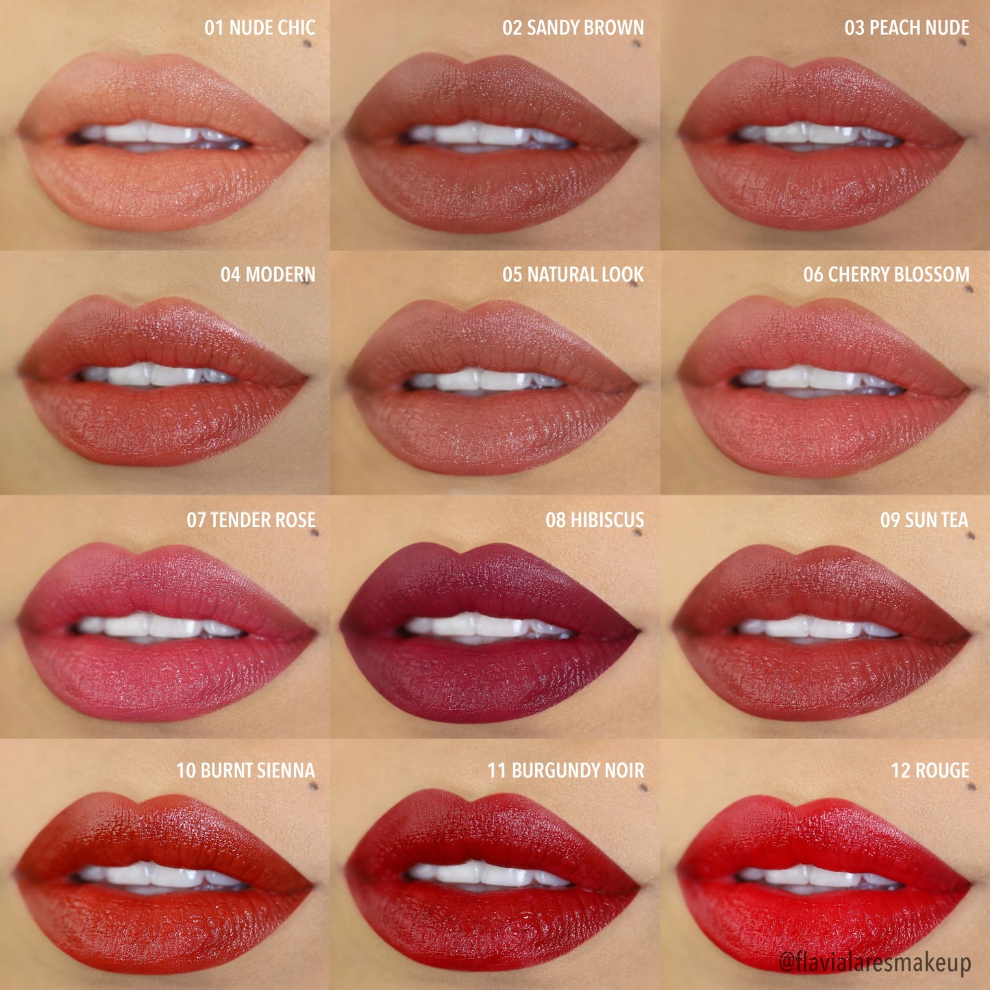 Signature Lipstick (005, Natural Look) 3pc Set