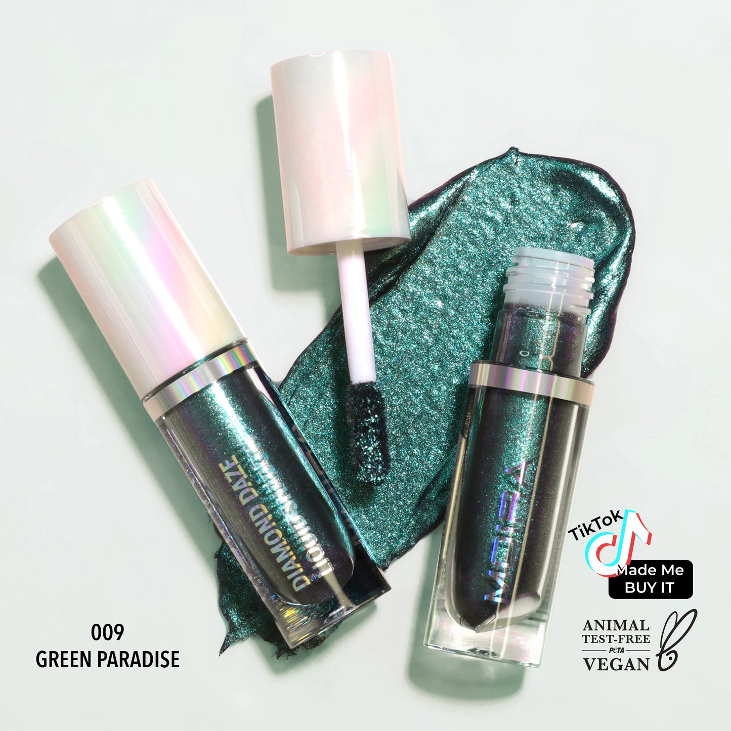 Diamond Daze Liquid Shadow (DLS 009, Green Paradise) 3pc Bundle