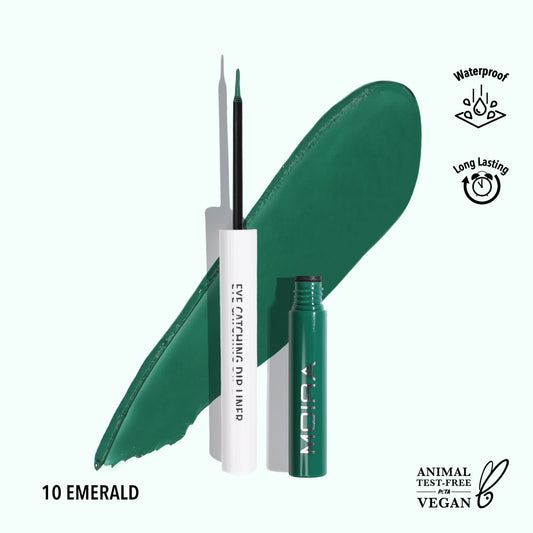 Eye Catching Dip Liner (010, Emerald) 3pc Bundle