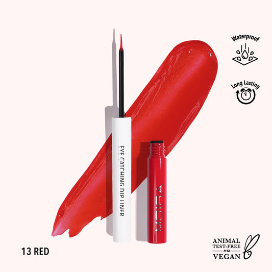 Eye Catching Dip Liner (013, Red) 3pc Bundle