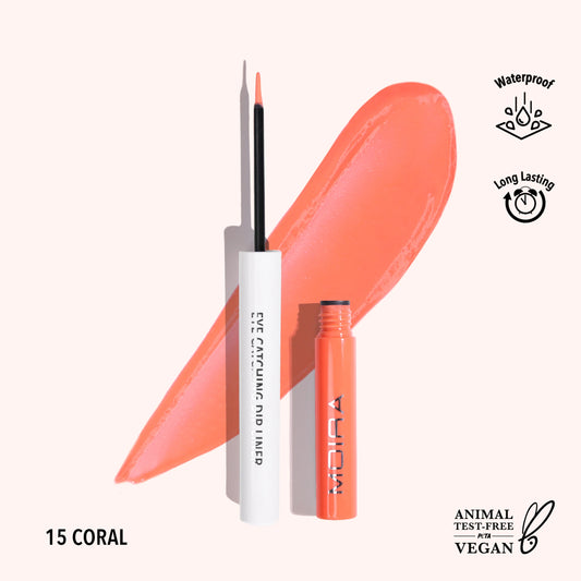 Eye Catching Dip Liner (015, Coral) 3pc Bundle