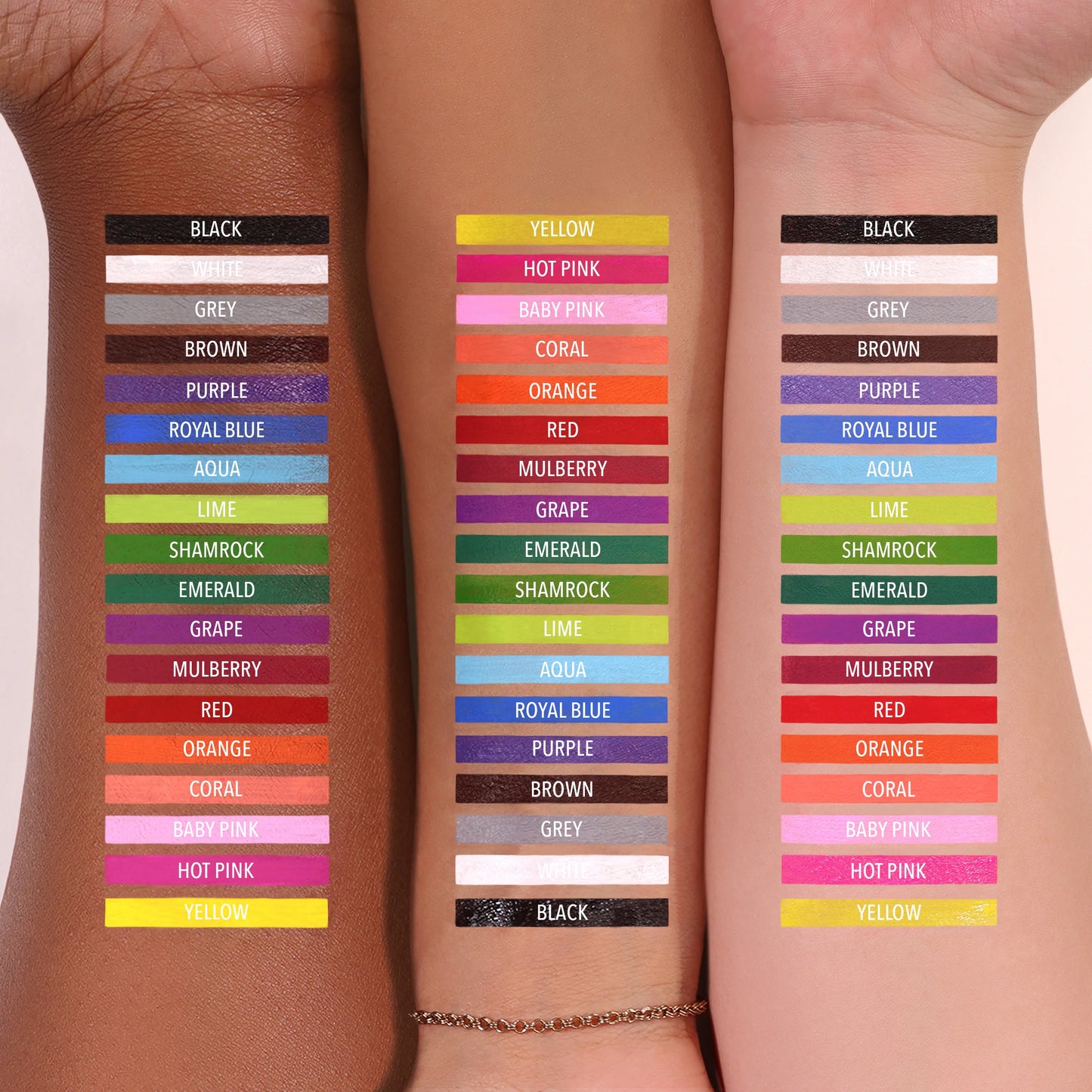 Eye Catching Dip Liner (017, Hot Pink) 3pc Bundle
