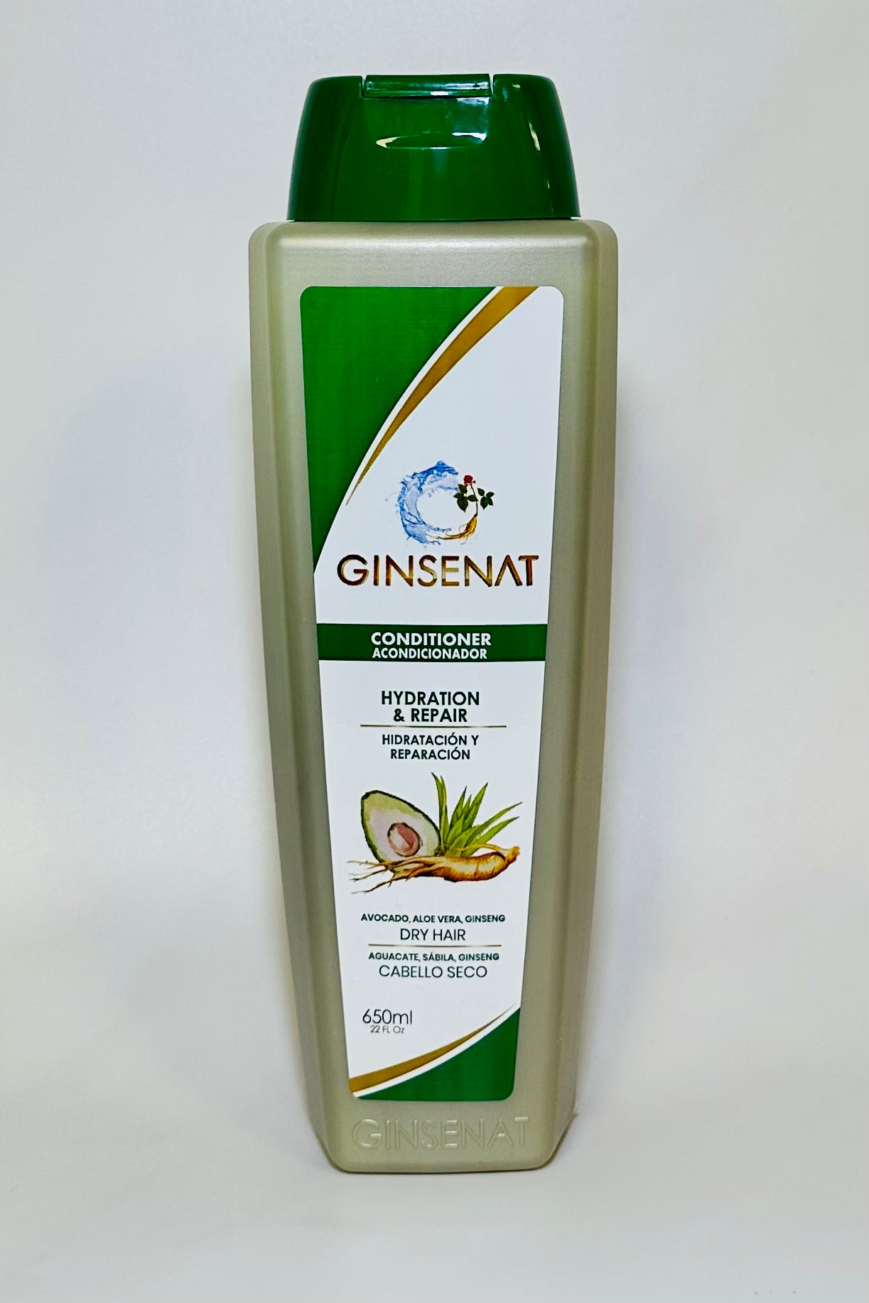 Ginsenat Conditioner With Aguacate, Sábila, & Ginseng 650ML