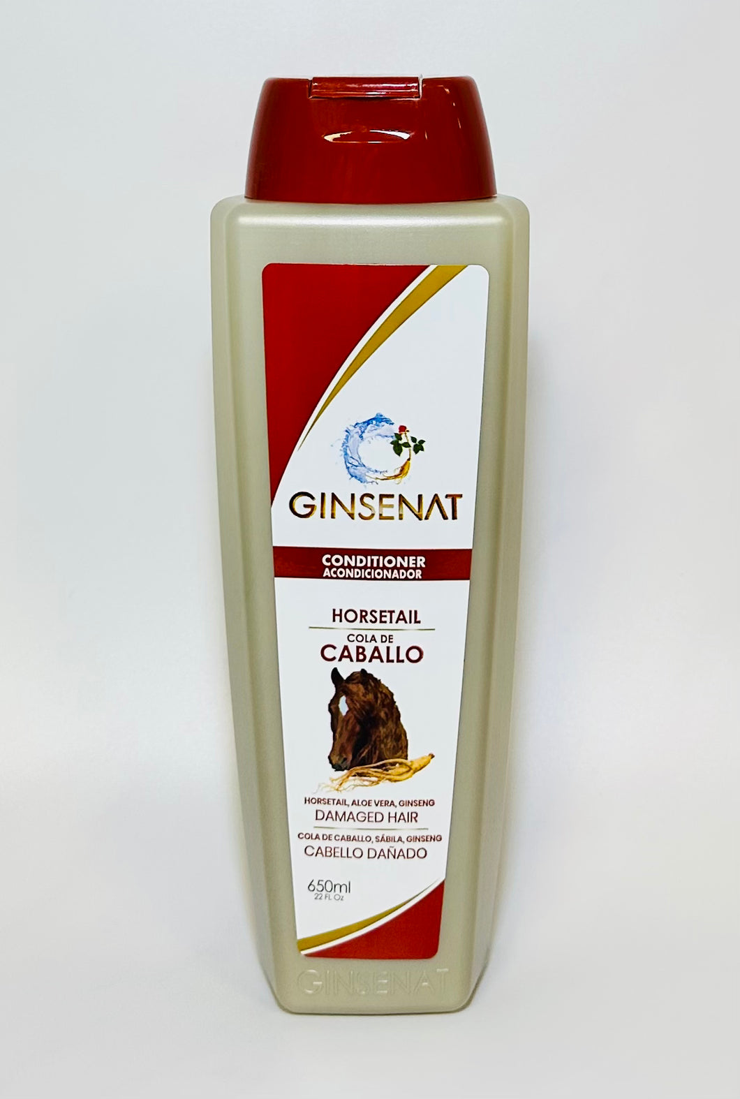 Ginsenat Conditioner With Cola De Caballo, Sábila, & Ginseng 650ML