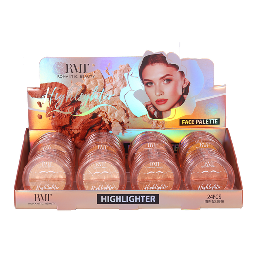 Romantic Beauty Highlighter Display