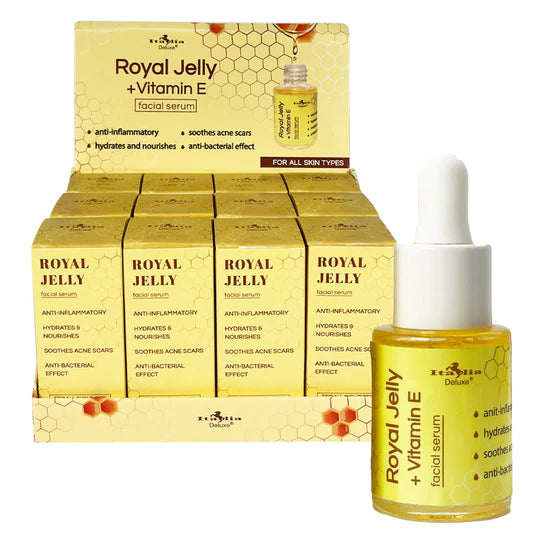#109-4 Royal Jelly + Vitamin E Facial Serum Display