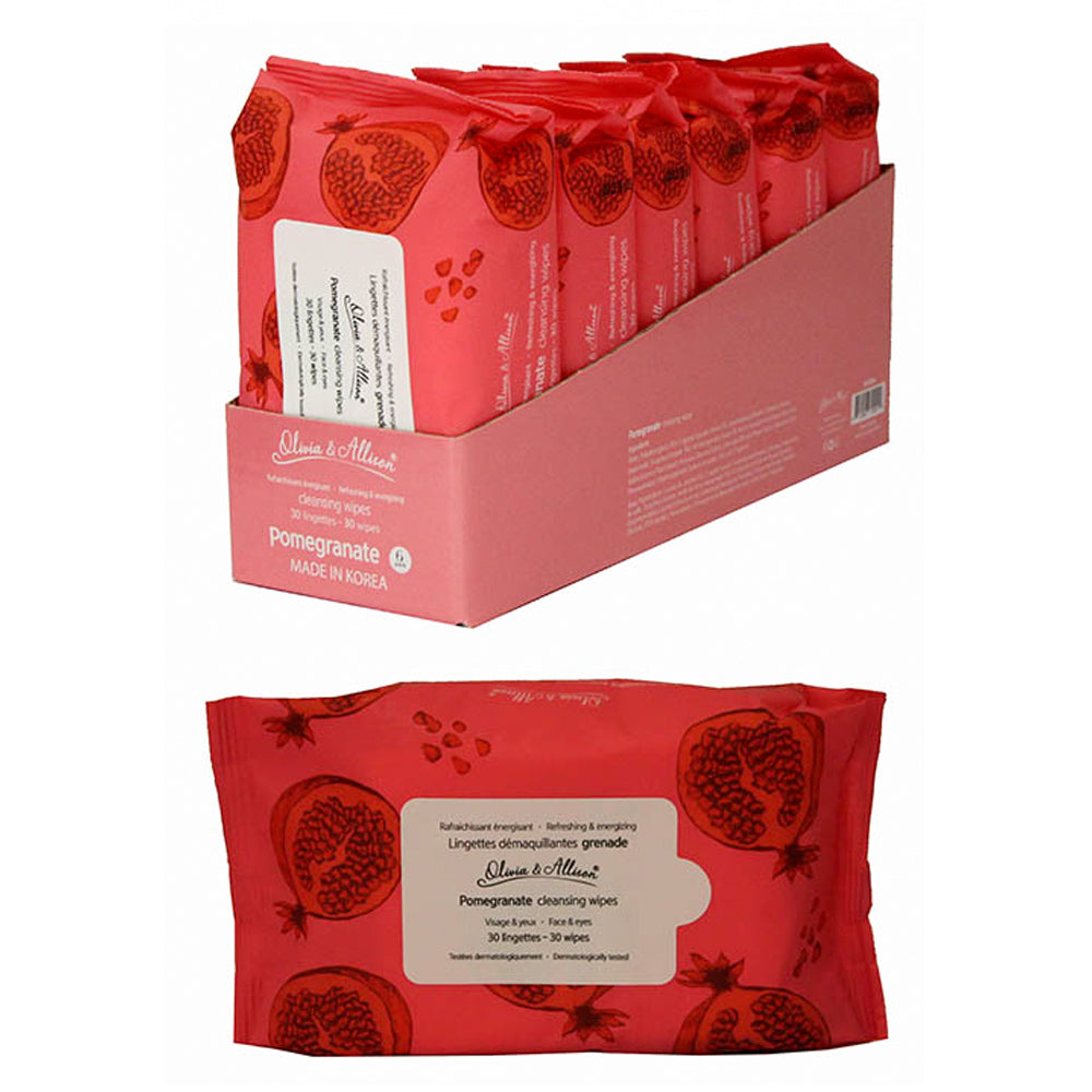 MIT006 Pomegranate Makeup Cleansing Wipes