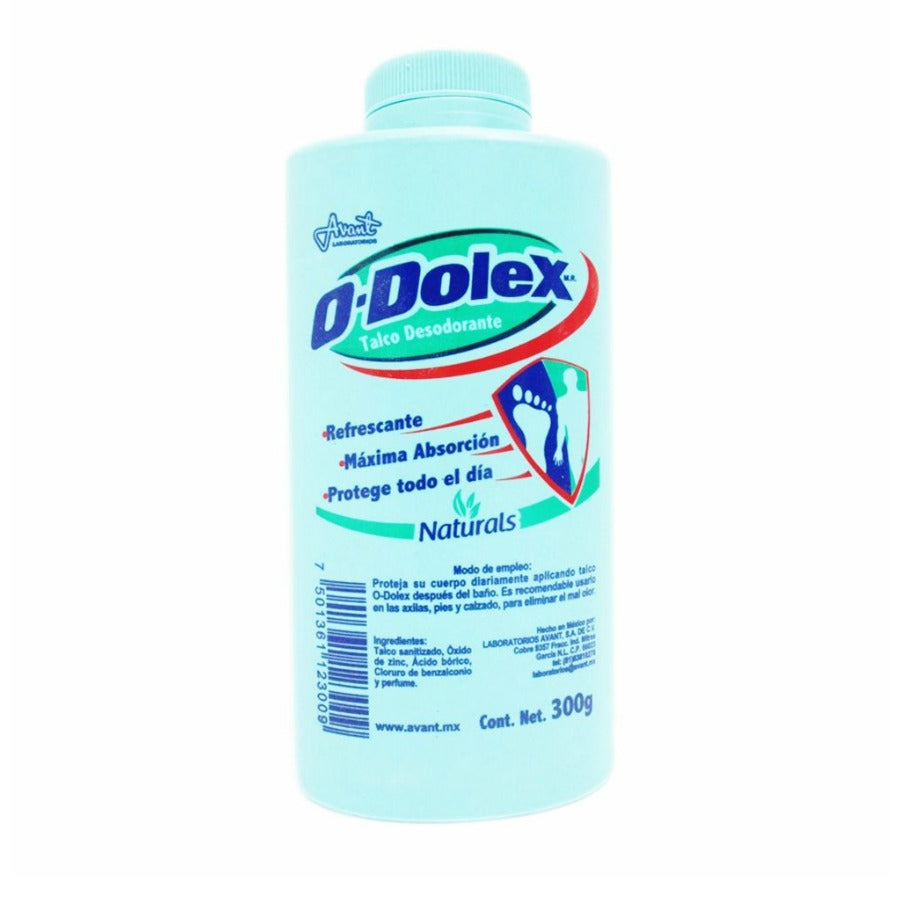 O-Dolex Natural Talco Desodorante 300g