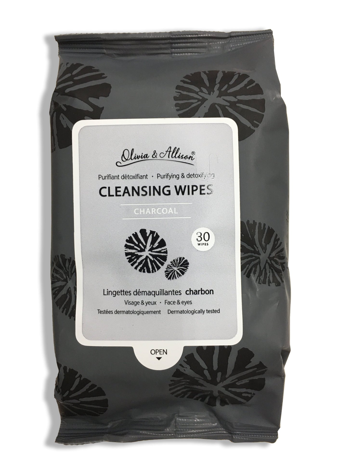 MIT005 Charcoal Makeup Cleansing Wipes