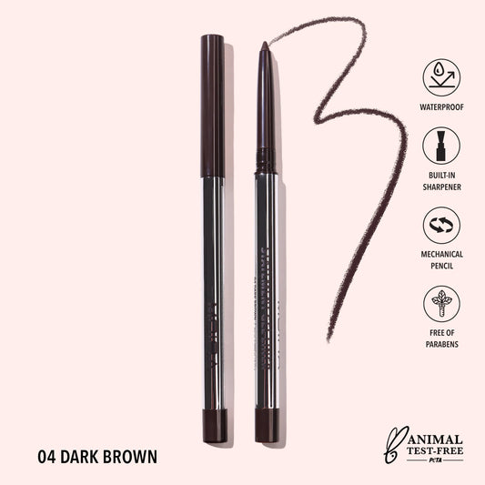 Statement Gel Liner (004, Dark Brown) 3pc Bundle