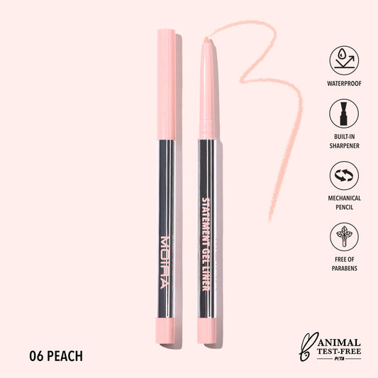 Statement Gel Liner (006, Peach) 3pc Bundle