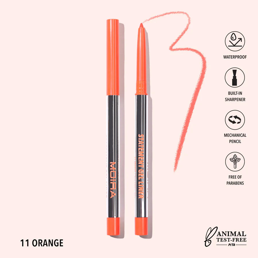 Statement Gel Liner (011, Orange) 3pc Bundle