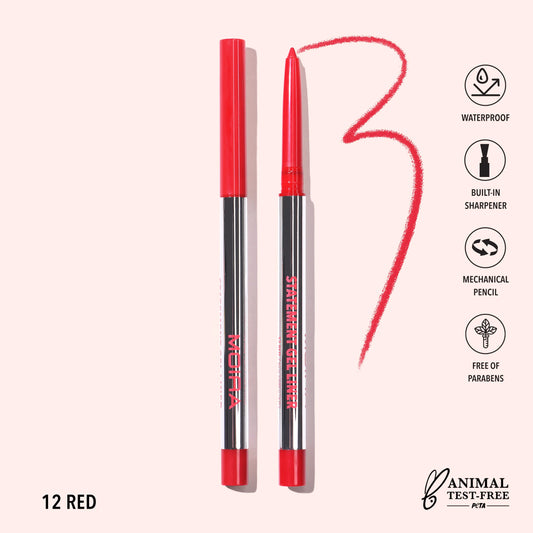 Statement Gel Liner (012, Red) 3pc Bundle