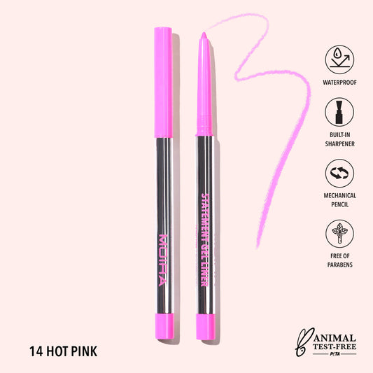 Statement Gel Liner (014, Hot Pink) 3pc Bundle