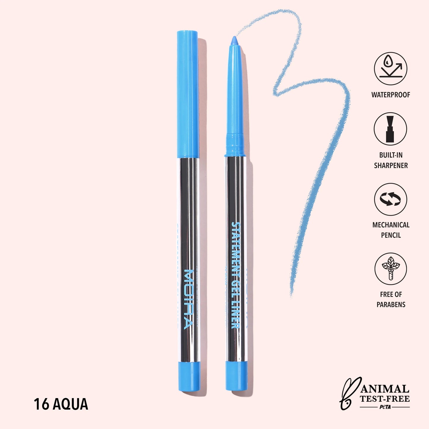 Statement Gel Liner (016, Aqua) 3pc Bundle