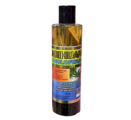 Aceite Extra Fuerte de Marihuanol con Diclofenaco 8OZ