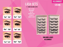 Load image into Gallery viewer, Beauty Creations 6 Pairs 35MM Faux Mink Lash Set
