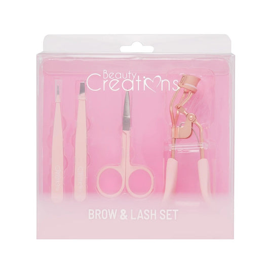 ELB4-SETLP Beauty Creations Brow & Lash Set Light Pink 3pc Set