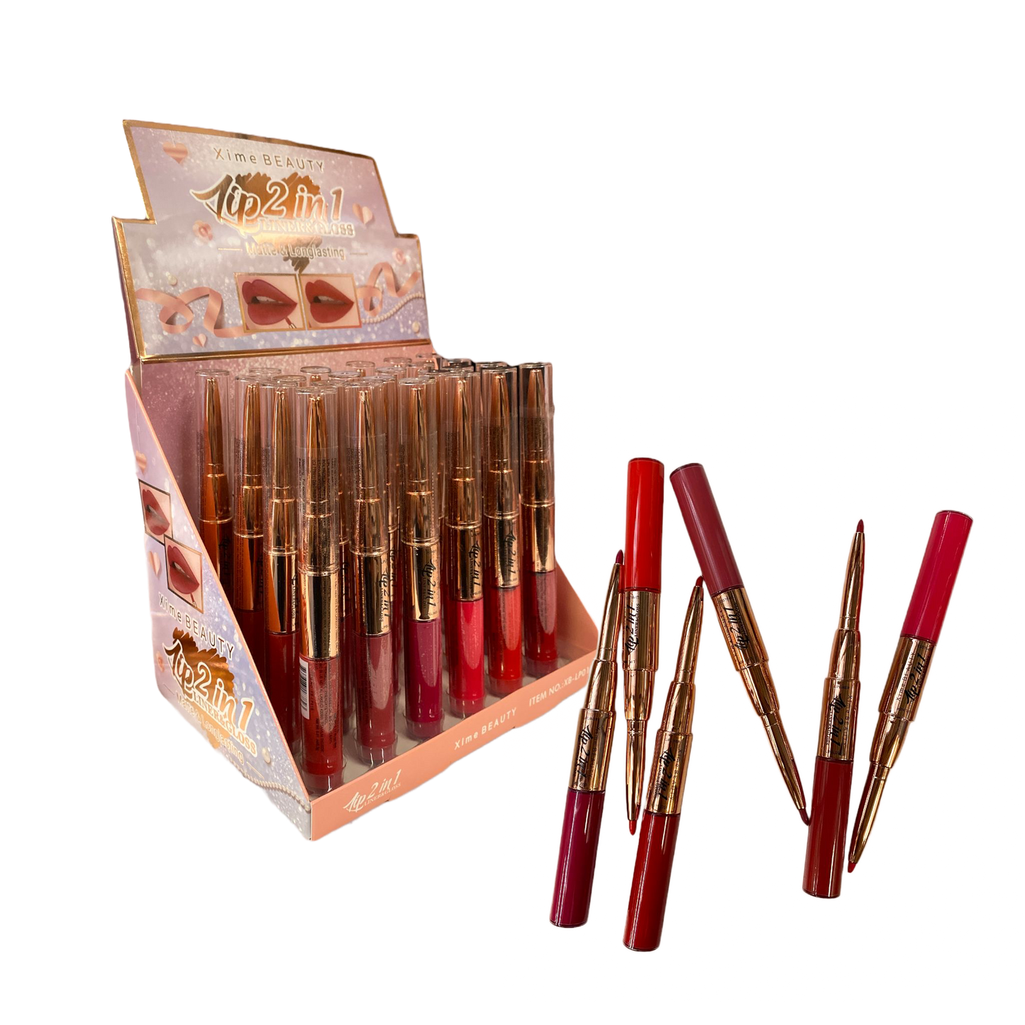 2 IN 1 LIPGLOSS REDS - B