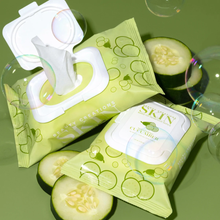 Load image into Gallery viewer, #SKW-02 Makeup Remover Wipes - Soothing Cucumber
