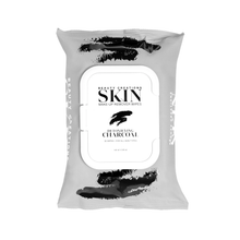 Load image into Gallery viewer, #SKW-03 Makeup Remover Wipes - Detoxifying Charcoal
