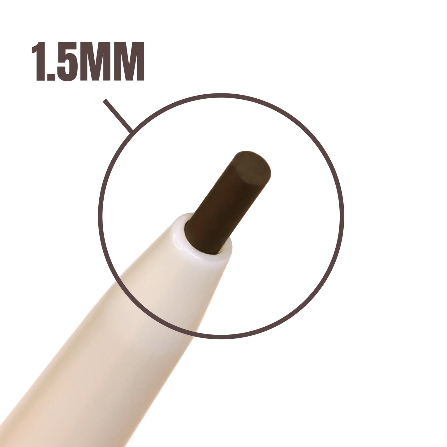 PBP008 Dark Brown, 1.5mm Precision Brow Pencil 3pc Bundle