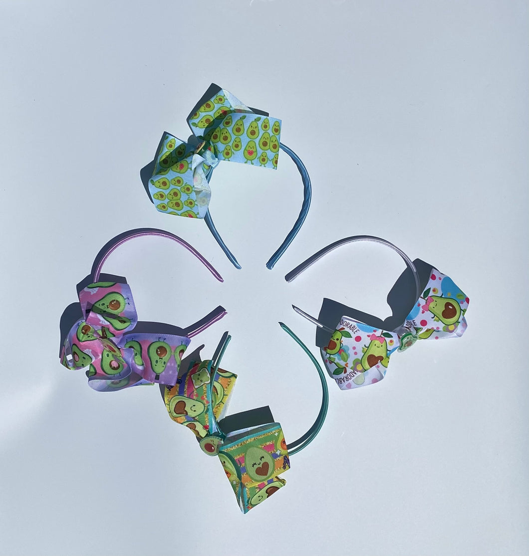 Headband Avocado Bow