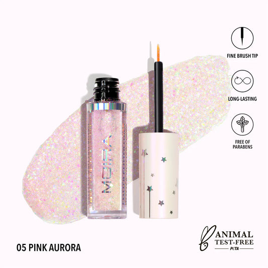 Glitter Glitter Liner (GGL 005 Pink Aurora) 3pc Bundle