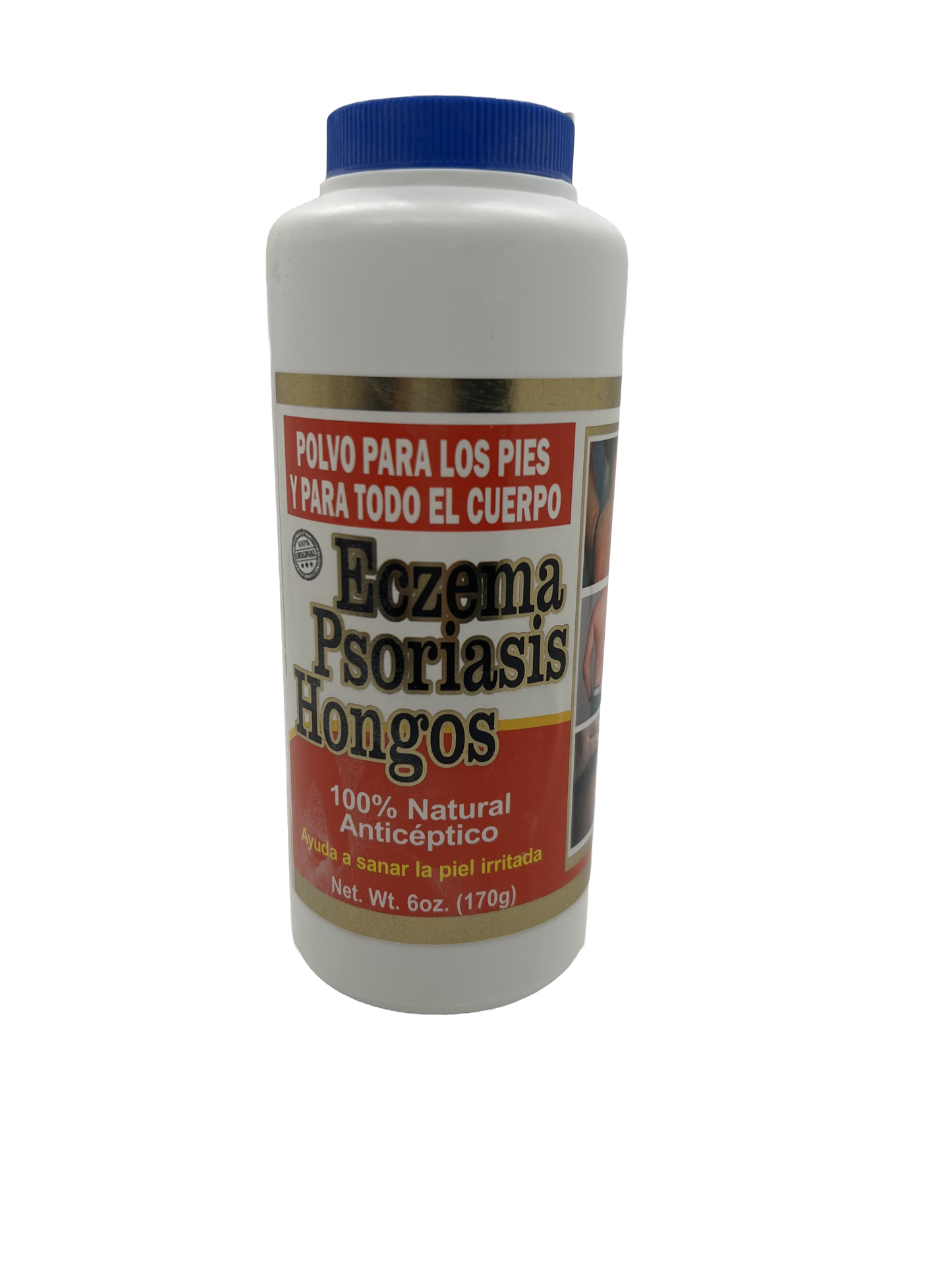 Polvo para Eczema, Psoriasis, Hongos 6oz