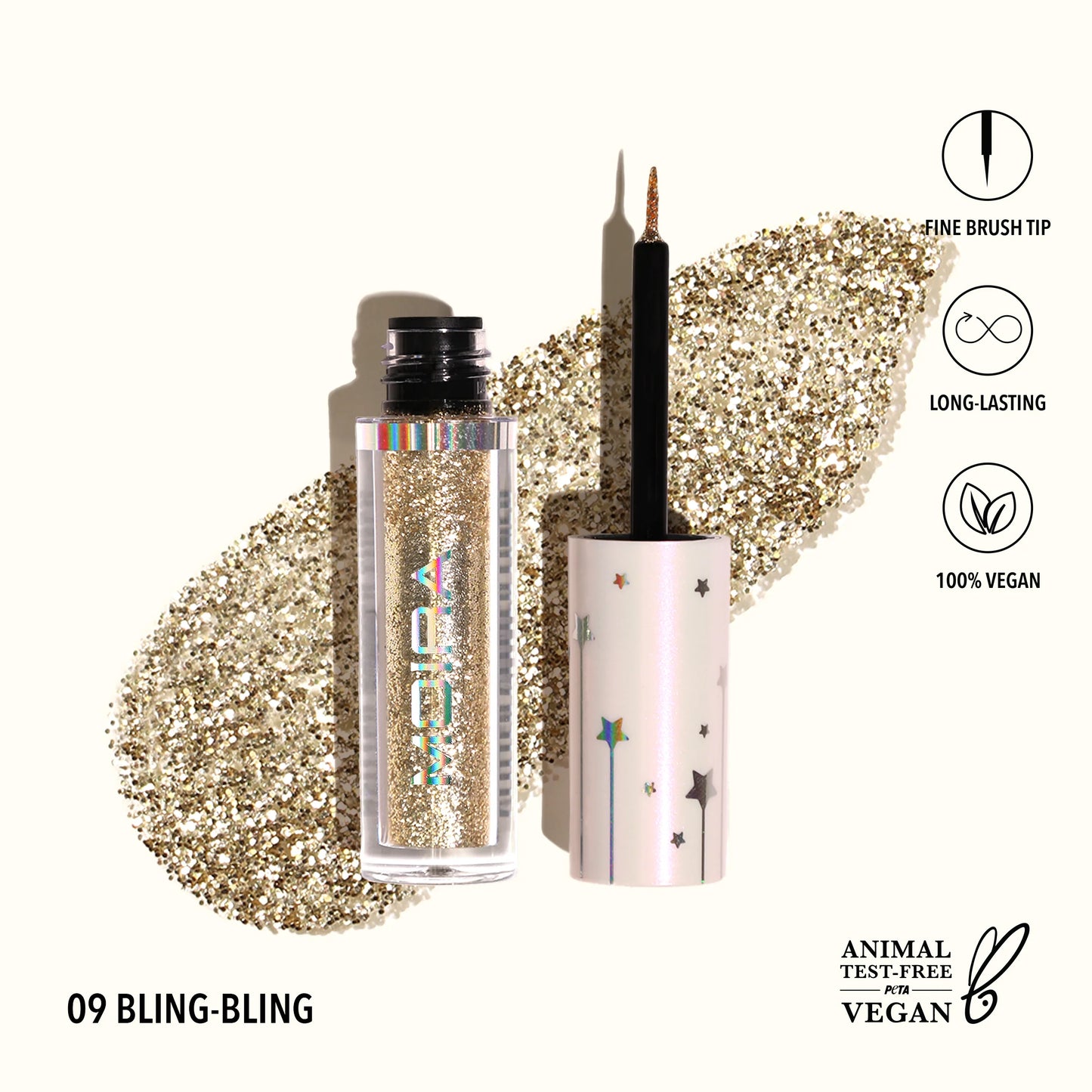 Glitter Glitter Liner (GGL 009, Bling-Bling) 3pc Bundle