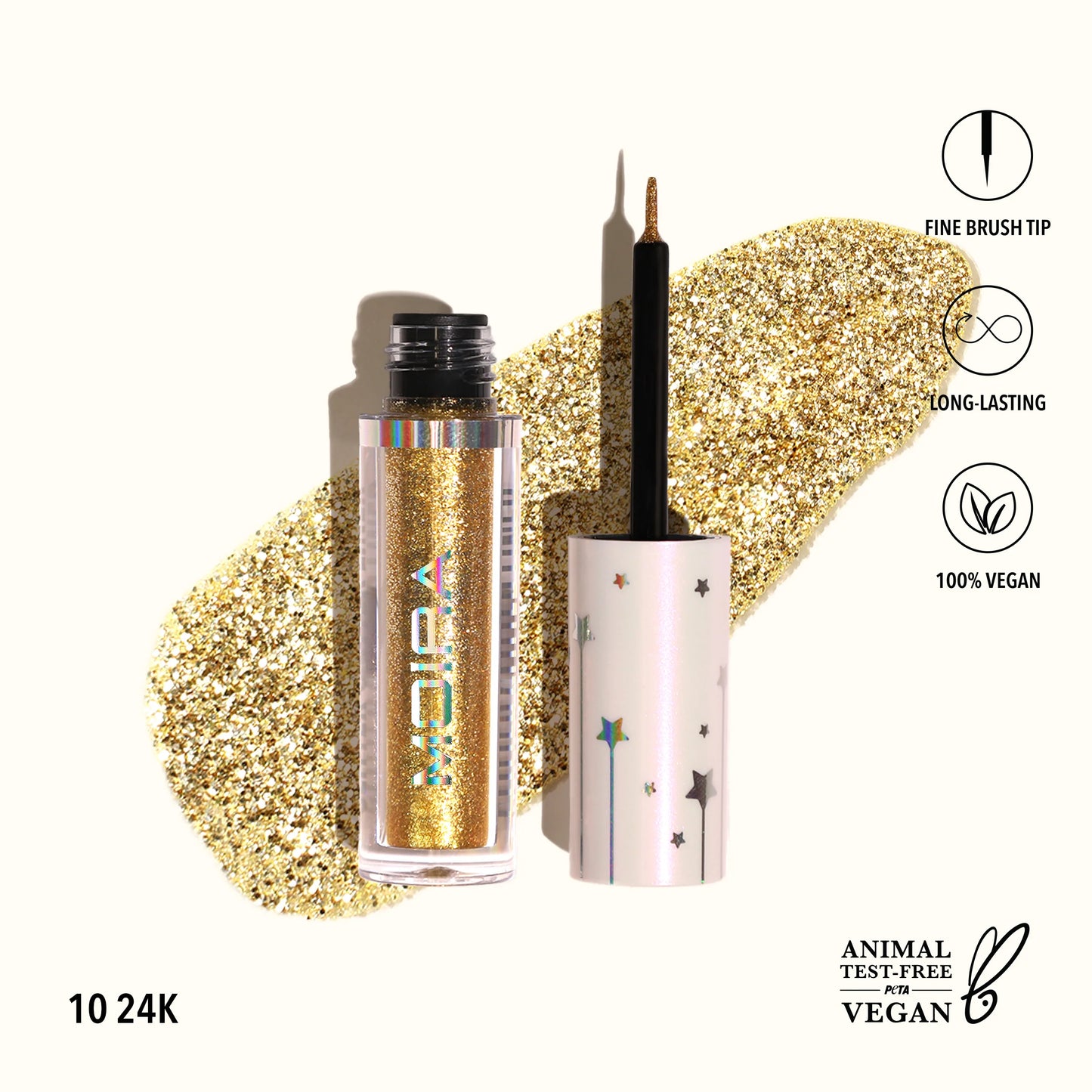 Glitter Glitter Liner (GGL 010, 24K) 3pc Bundle