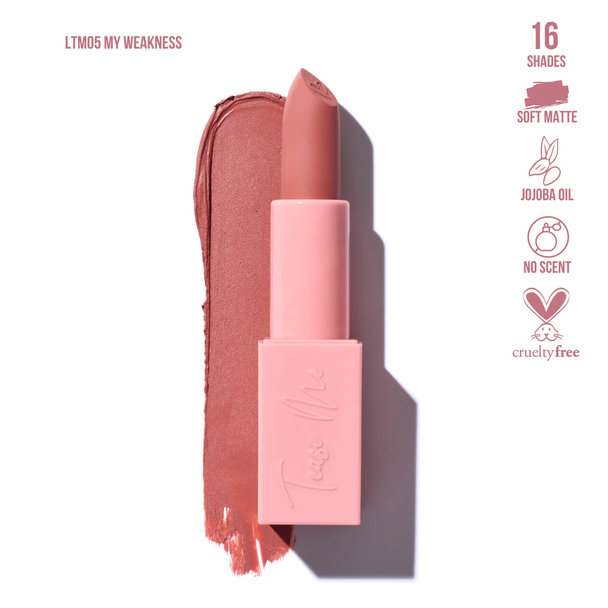 BC Tease Me Lipstick - LTM05 My weakness 6pc Set